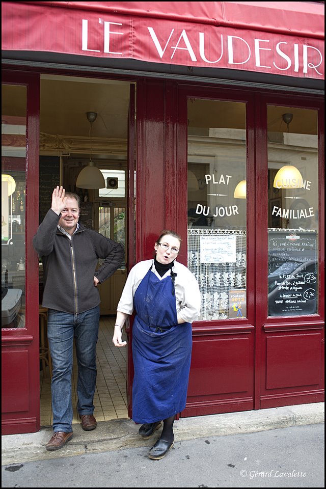 Christophe et Michelle vous accueillent au Bistrot Le Vaudésir